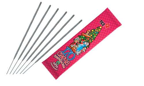  Бенгальские свечи 6 шт 170 мм в пакете  в Нефтекамске