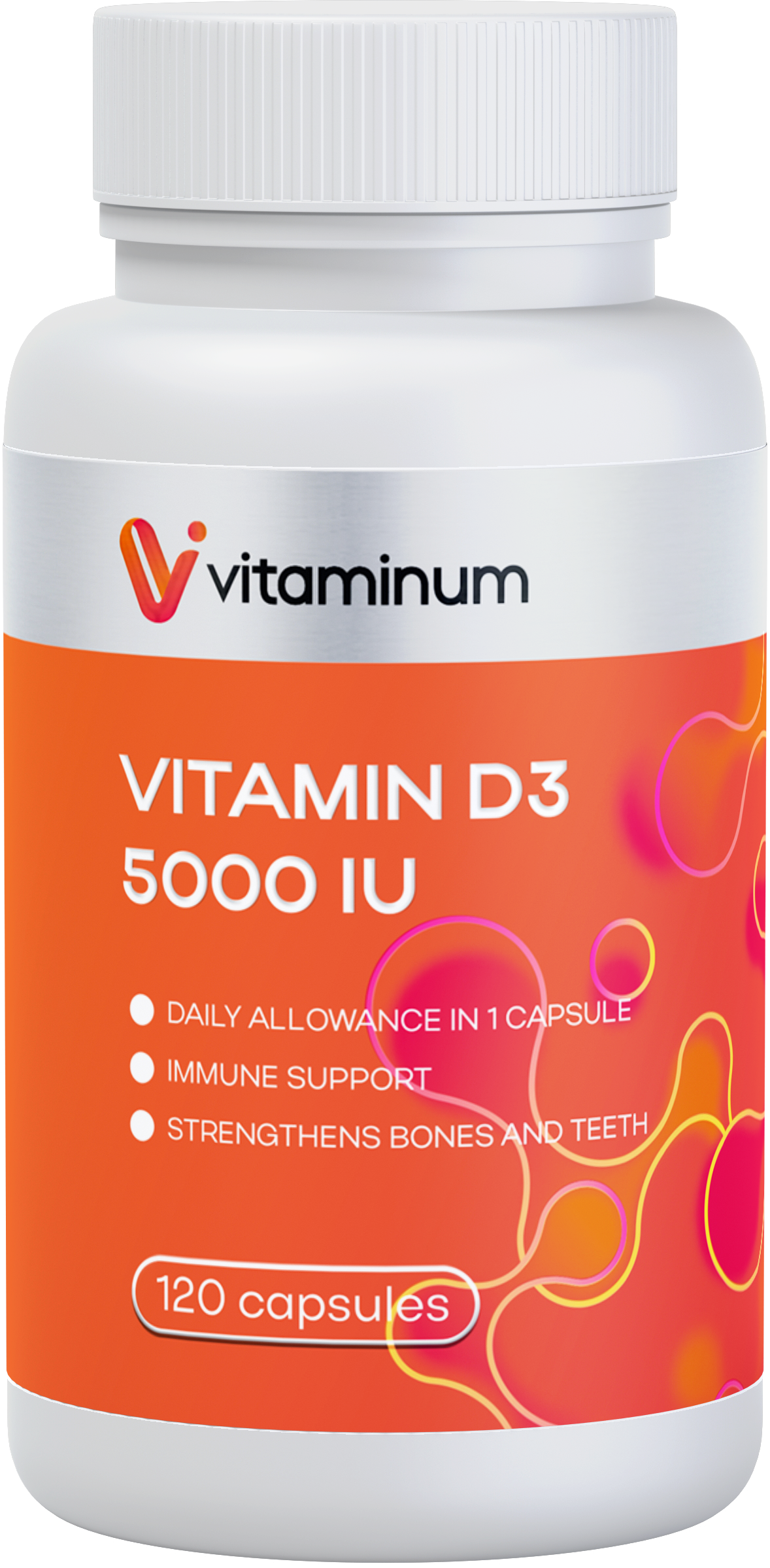  Vitaminum ВИТАМИН Д3 (5000 МЕ) 120 капсул 260 мг  в Нефтекамске